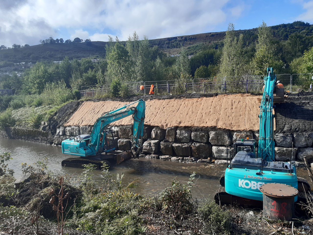Cynon River Emergency Works